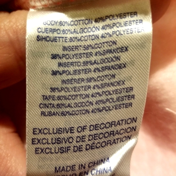 NWT, CHAMPION Girl's Classic Pink Pullover Sweatshirt, Large - Picture 9 of 9